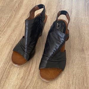 Black soft leather heels! Super comfortable!